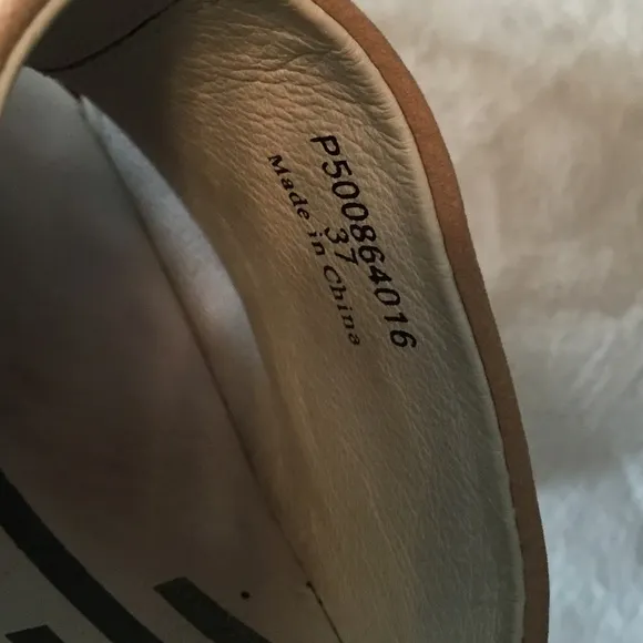 Fly London Women's Tan Wedge Sandals -EU37