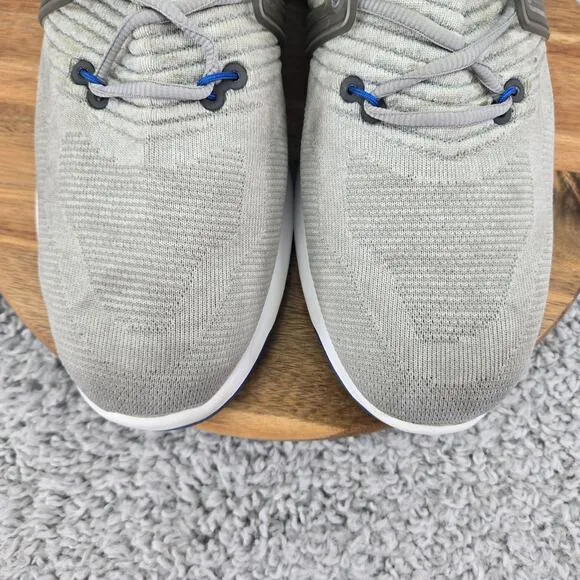 Footjoy Hyperflex Gray Knit Casual Athletic Spiked Golf Shoes Mens 11.5 W Wide