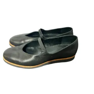 For Zora Ballet Wedge Black womens shoes size 7