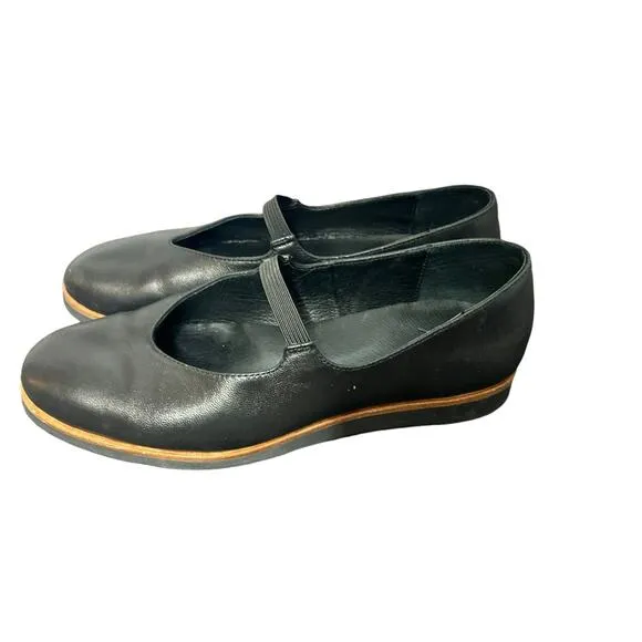 For Zora Ballet Wedge Black womens shoes size 7