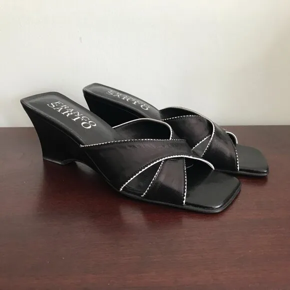 Franco Sarto | Black &quot;Netto&quot; Slide Sandals