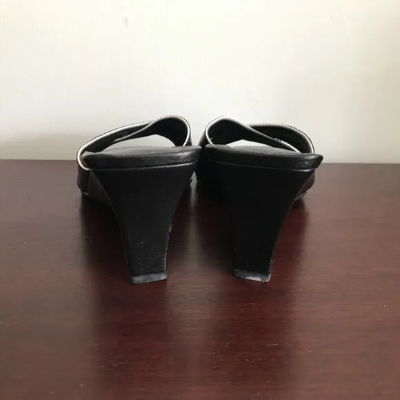 Franco Sarto | Black &quot;Netto&quot; Slide Sandals