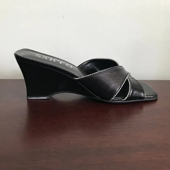 Franco Sarto | Black &quot;Netto&quot; Slide Sandals