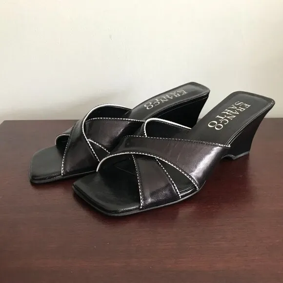 Franco Sarto | Black &quot;Netto&quot; Slide Sandals
