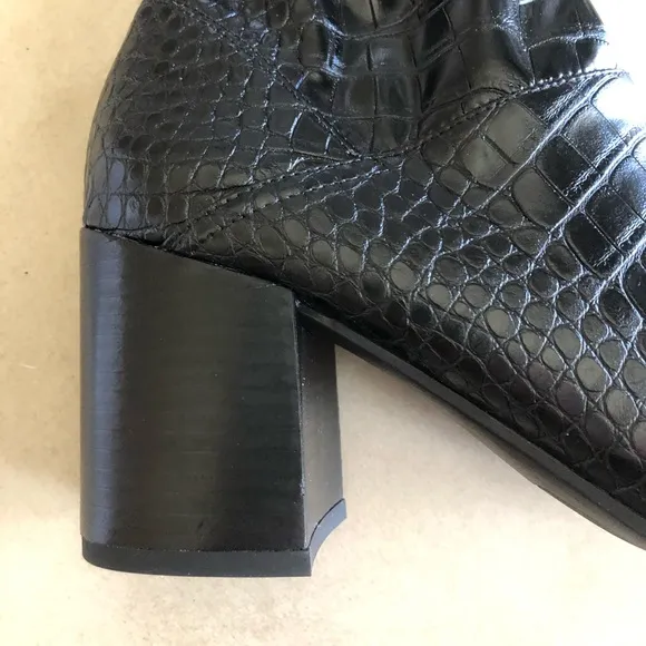Franco Sarto Tribute Hight Shaft Black Boots Available in Different Sized