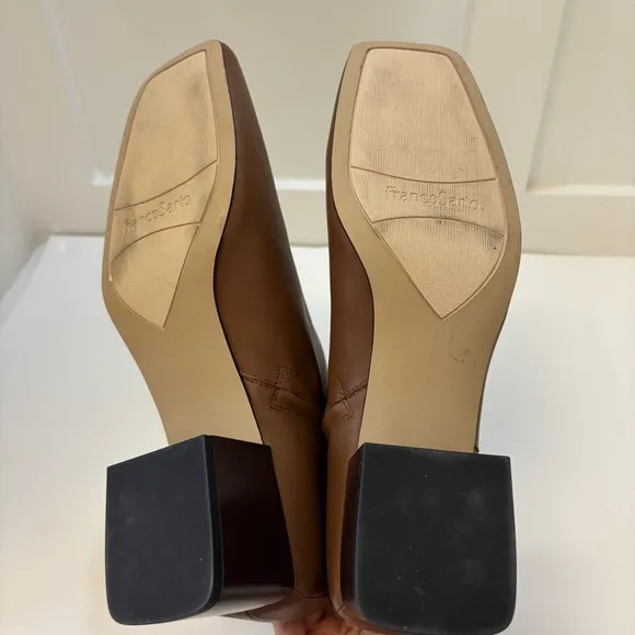 Franco Sarto Waxton Block Heel Bootie Sz 11M