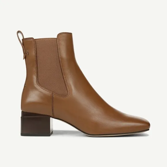 Franco Sarto Waxton Block Heel Bootie Sz 11M