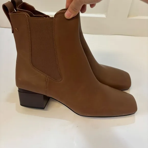 Franco Sarto Waxton Block Heel Bootie Sz 11M