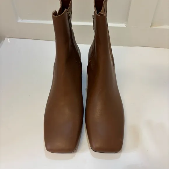 Franco Sarto Waxton Block Heel Bootie Sz 11M