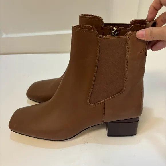 Franco Sarto Waxton Block Heel Bootie Sz 11M