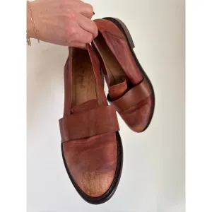 Free People Brown Loafers - Size 39