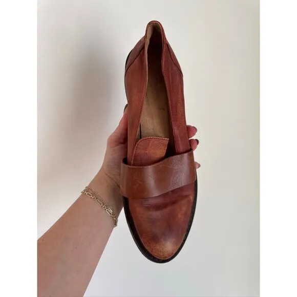 Free People Brown Loafers - Size 39