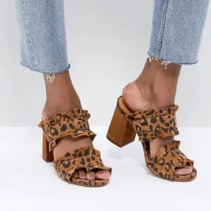 Free People | Cheetah Heel Sandals, size 10.5