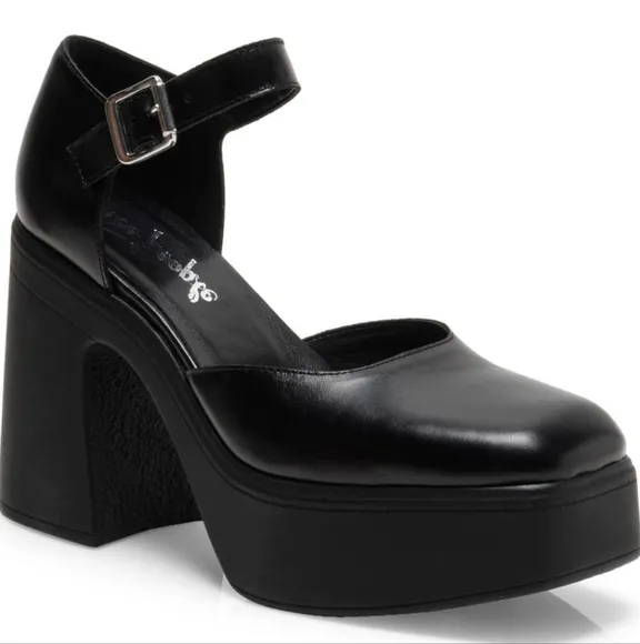 Free People Gwen Platform Mary Jane Heels -