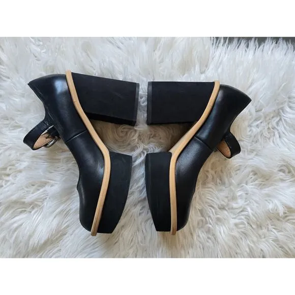 Free People Maggie Mary Jane Platform Pumps - EUC 37EU (6.5-7 US)