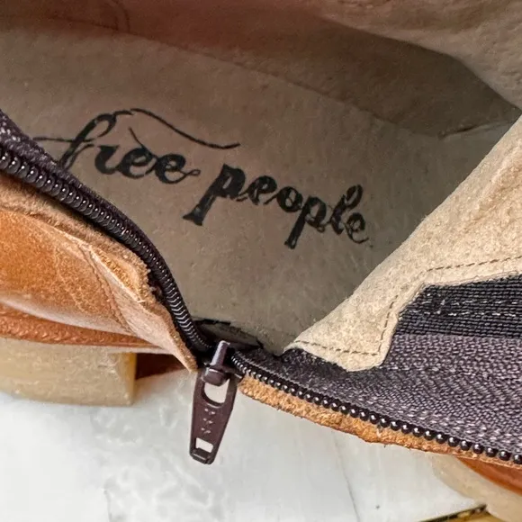 Free People NWB size 38 tan brown James‎ Chelsea boots