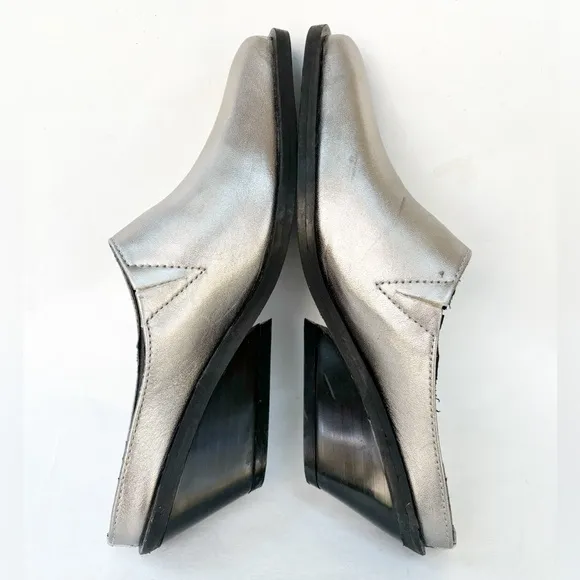FREE PEOPLE Tallulah Womens Mules in Silver Size EU36.5/US6