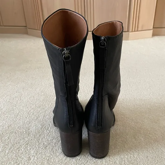 Free People Women’s Elle Block Heel Boots. Size 39.