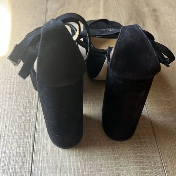 Free People x Schutz Aryia Platform Heels Black/ US 9.5