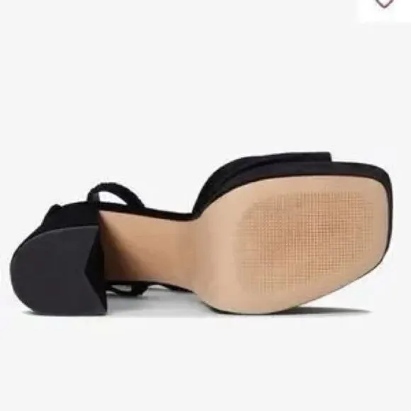 Free People x Schutz Aryia Platform Heels Black/ US 9.5