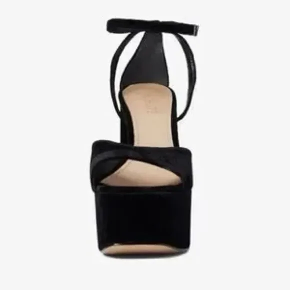 Free People x Schutz Aryia Platform Heels Black/ US 9.5