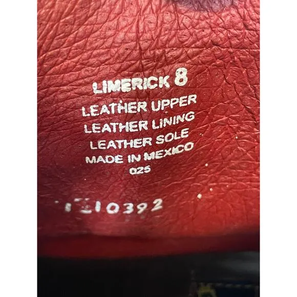 Freebird by Steven Limerick Women's 8 Brown Leather Side Zip Biker Ankle Bootie