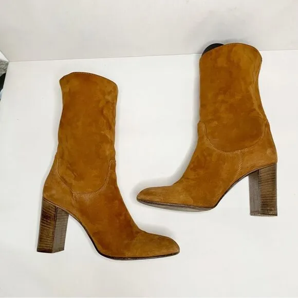 Free People Dakota suede high ankle Heeled Boots in size 10 (40) made It…