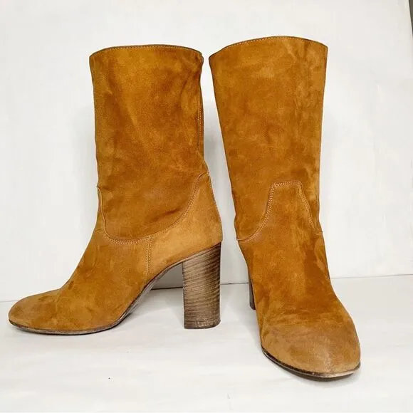 Free People Dakota suede high ankle Heeled Boots in size 10 (40) made It…