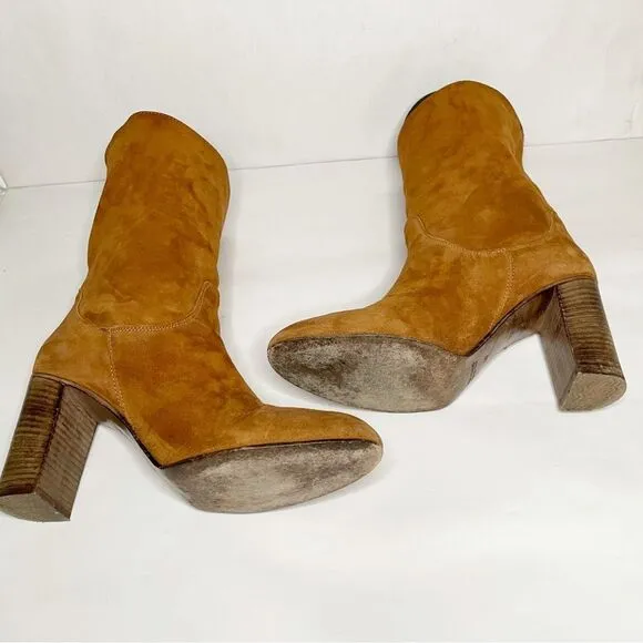 Free People Dakota suede high ankle Heeled Boots in size 10 (40) made It…