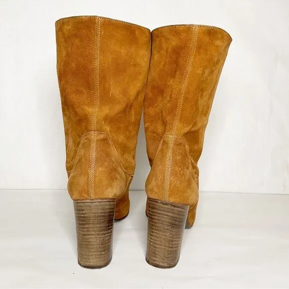 Free People Dakota suede high ankle Heeled Boots in size 10 (40) made It…