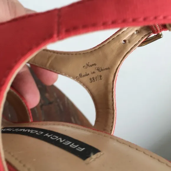 French Connection size 38.5 heels sandals