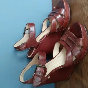 Frye Alexa wedge sandals