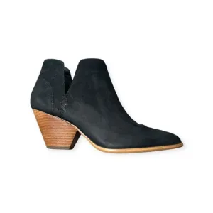 Frye Boots Women’s 10 Western Reina Cut Out Black Cowgirl Ankle Booties
