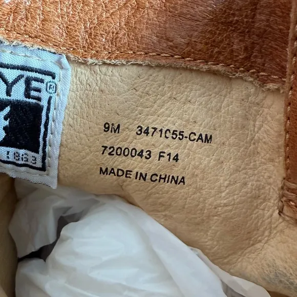 Frye Leather Anna Shortie Boots