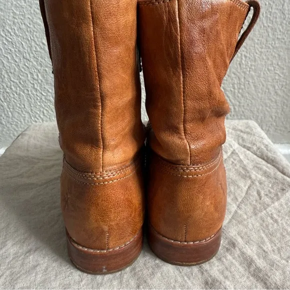 Frye Leather Anna Shortie Boots
