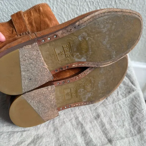 Frye Leather Anna Shortie Boots