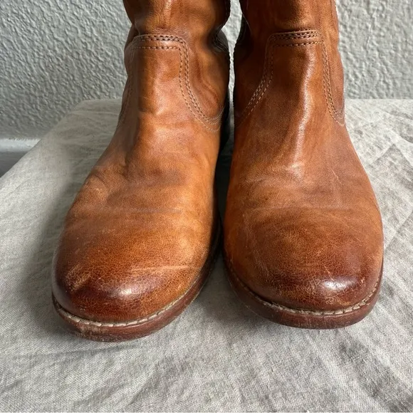Frye Leather Anna Shortie Boots