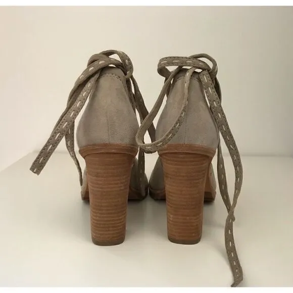 FRYE Ash Suzie Pickstitch Lug Peeptoe  Sandal