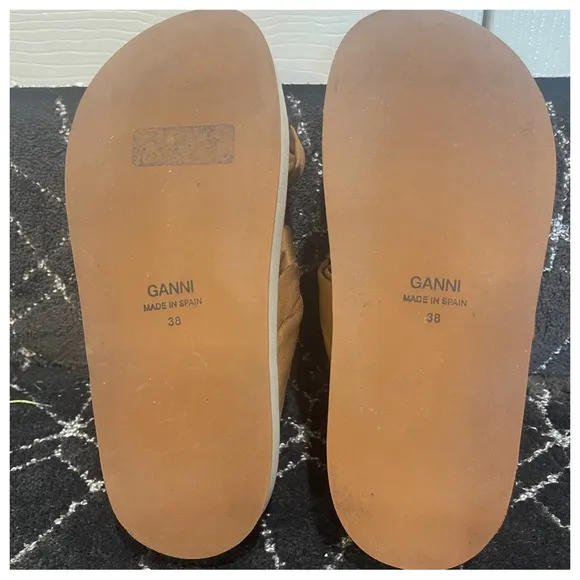 Ganni Mid Knotted Sandals
