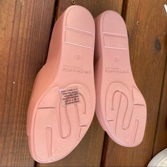 Gentle Souls | Gisele Pink Clay Slide Sandals 8