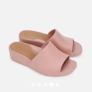 Gentle Souls | Gisele Pink Clay Slide Sandals 8