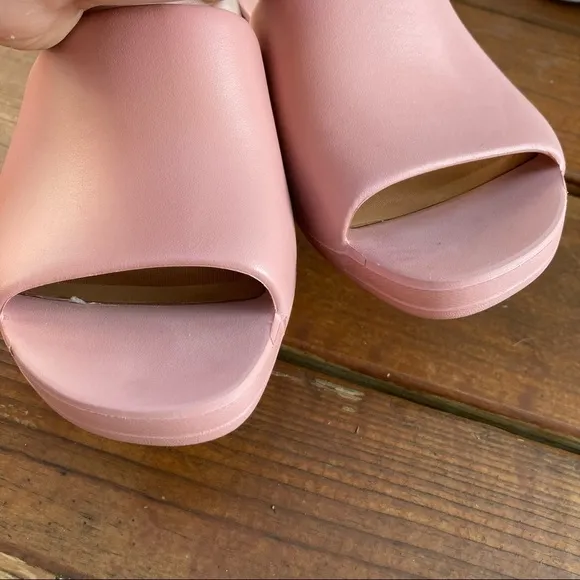 Gentle Souls | Gisele Pink Clay Slide Sandals 8