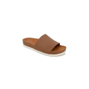 GENTLE SOULS KENNETH COLE Mens Brown Montauk Platform Slide Sandals Shoes 10