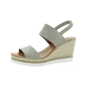 GENTLE SOULS KENNETH COLE Womens Beige 1&quot; Platform Elyssa Wedge Shoes 10