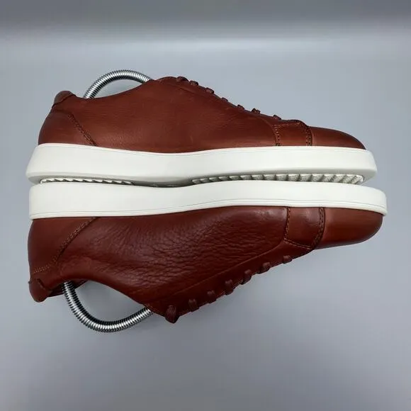 Gentle Souls Ryder GMF9001LE Cognac Leather Upper Sneakers Shoes Mens 8M