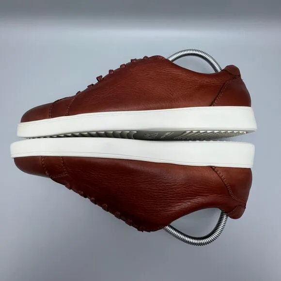 Gentle Souls Ryder GMF9001LE Cognac Leather Upper Sneakers Shoes Mens 8M
