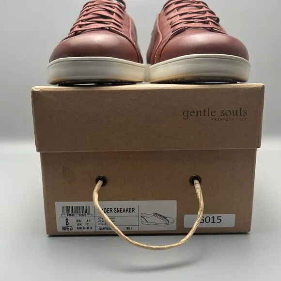 Gentle Souls Ryder GMF9001LE Cognac Leather Upper Sneakers Shoes Mens 8M