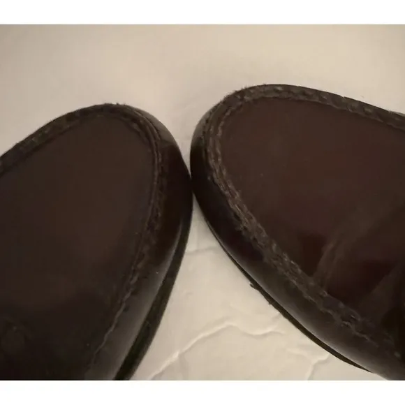 G.H. Bass &amp; Co. Weejuns Men's Leather Penny Loafers Size 8.5 Wine/Burgundy