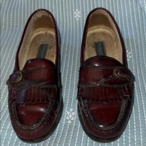🌹G.H. Bass Buckle Leather Loafers