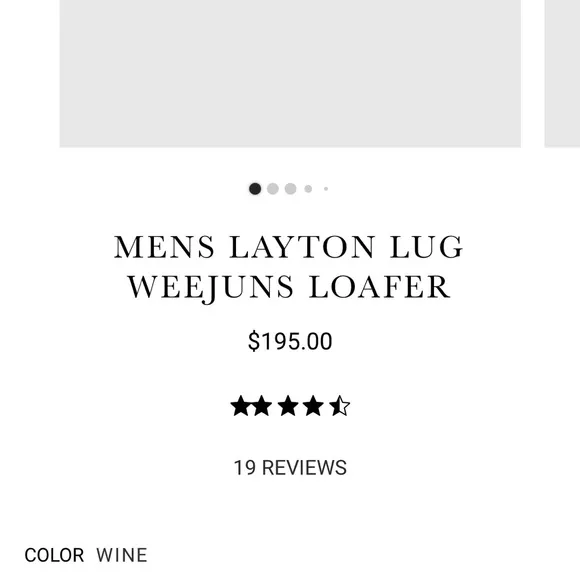 G.H. Bass Weejuns Burgundy Wine Leather Loafers, 8